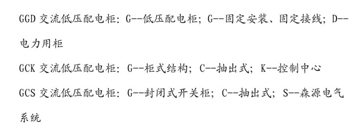 GGD/GCK/GCS/MNS開關(guān)柜知識補(bǔ)充